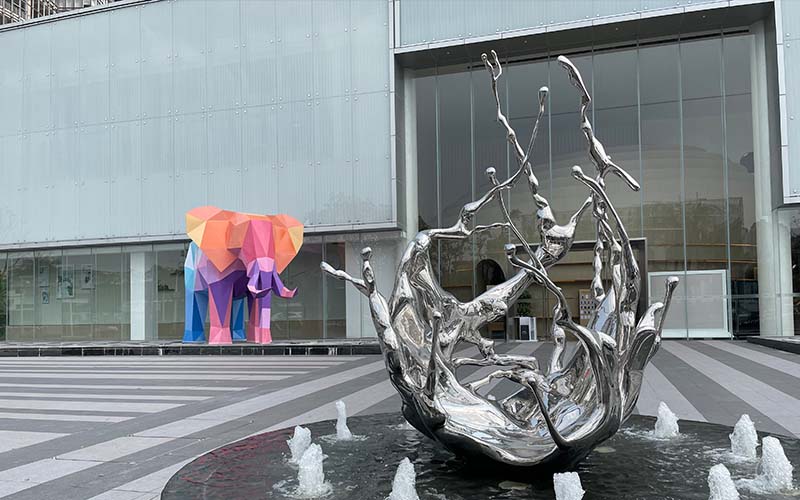 金屬雕塑教程-廣州璟色不銹鋼雕塑廠家