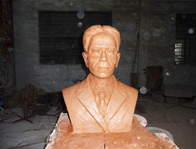 名人人物校園半身頭像雕塑