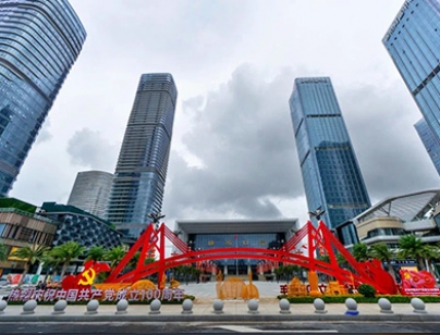 港珠澳大橋黨建雕塑標(biāo)識(shí)