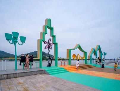 最美綠色天際線(xiàn)-廣東珠海橫琴碼頭城市家具