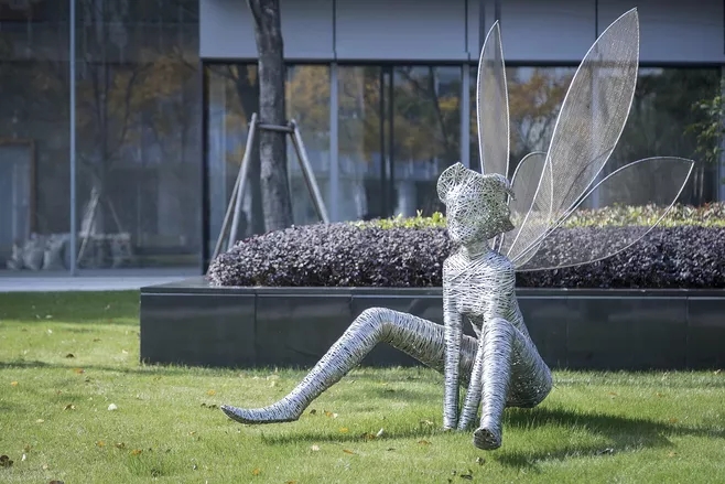 不銹鋼雕塑精靈 不銹鋼雕塑精靈