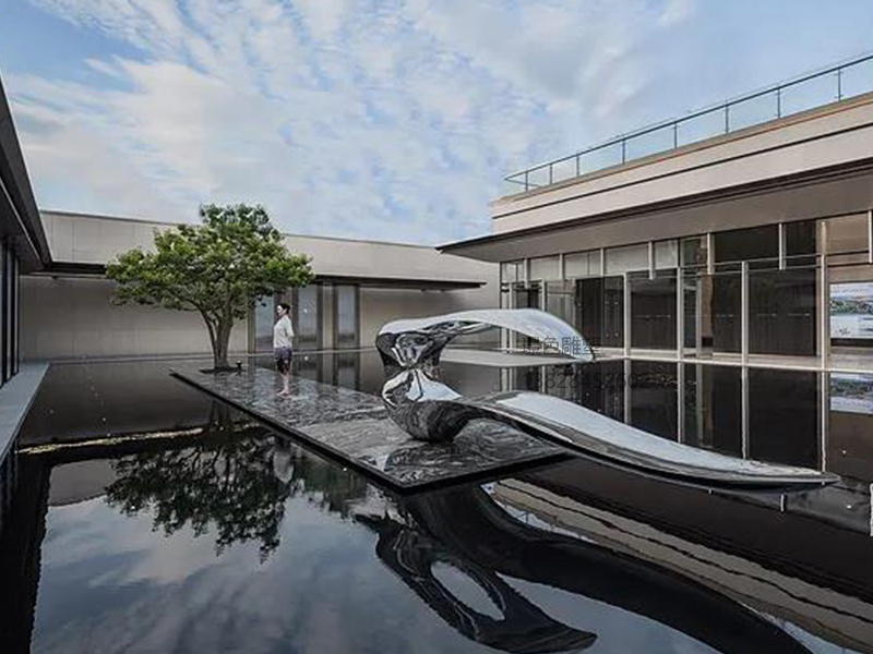 福州中海紫御江山展示區(qū)不銹鋼景觀雕塑(圖3) 福州中海紫御江山展示區(qū)不銹鋼景觀雕塑(圖3)