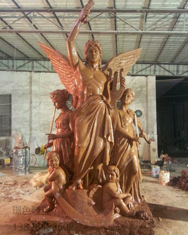 惠東嘉旺又一城人物雕塑(圖2)