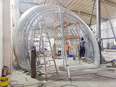 佛山高明君御海城示范區(qū)光影鋼構(gòu)景觀裝置(圖2)