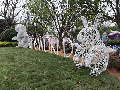 普利·廣西北流幸福園展示區(qū)不銹鋼雕塑擺件(圖5)