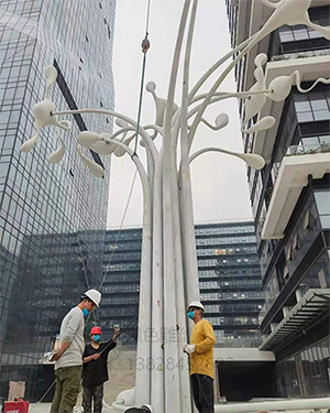 松湖智谷寮步香市孵化鏈二期園林景觀雕塑工程(圖1)