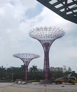 凱德山海連城-百萬(wàn)方國(guó)際濱海大城異型鋼結(jié)構(gòu)雕塑(圖3)