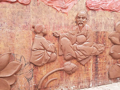 越秀學(xué)校浮雕壁畫(huà)(圖1)