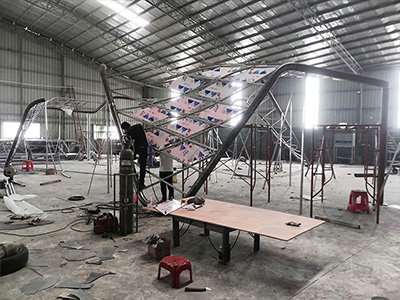 萬達(dá)?福清萬達(dá)廣場不銹鋼景觀設(shè)施(圖4)