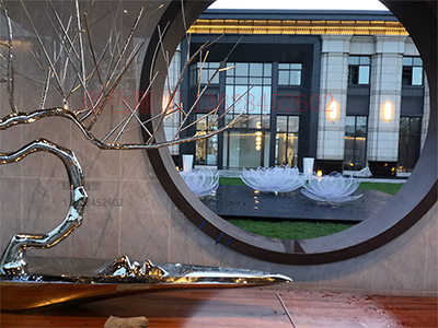 廣銀?佛山海云臺園建景觀不銹鋼雕塑(圖3)