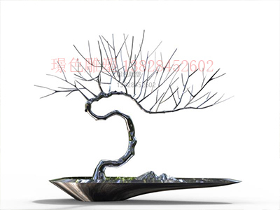 廣銀?佛山海云臺園建景觀不銹鋼雕塑(圖2)