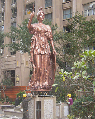 福清萬達廣場別墅區(qū)景觀玻璃鋼景觀雕塑(圖2)