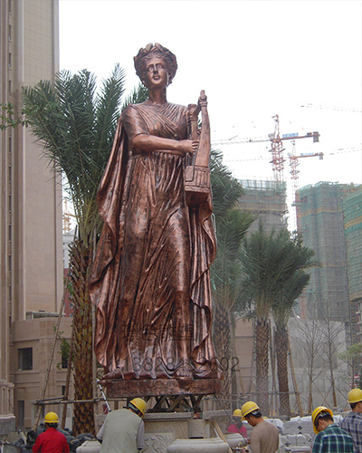 福清萬達廣場別墅區(qū)景觀玻璃鋼景觀雕塑(圖3)