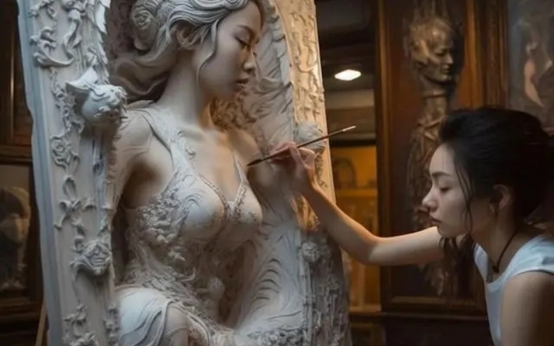 人類和計(jì)算機(jī)AI的獨(dú)特協(xié)作——意大利雕塑家馬喬的數(shù)字雕塑作品(圖5) 人類和計(jì)算機(jī)AI的獨(dú)特協(xié)作——意大利雕塑家馬喬的數(shù)字雕塑作品(圖5)