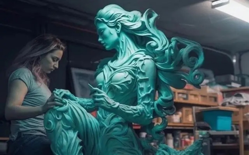 人類和計(jì)算機(jī)AI的獨(dú)特協(xié)作——意大利雕塑家馬喬的數(shù)字雕塑作品(圖6) 人類和計(jì)算機(jī)AI的獨(dú)特協(xié)作——意大利雕塑家馬喬的數(shù)字雕塑作品(圖6)