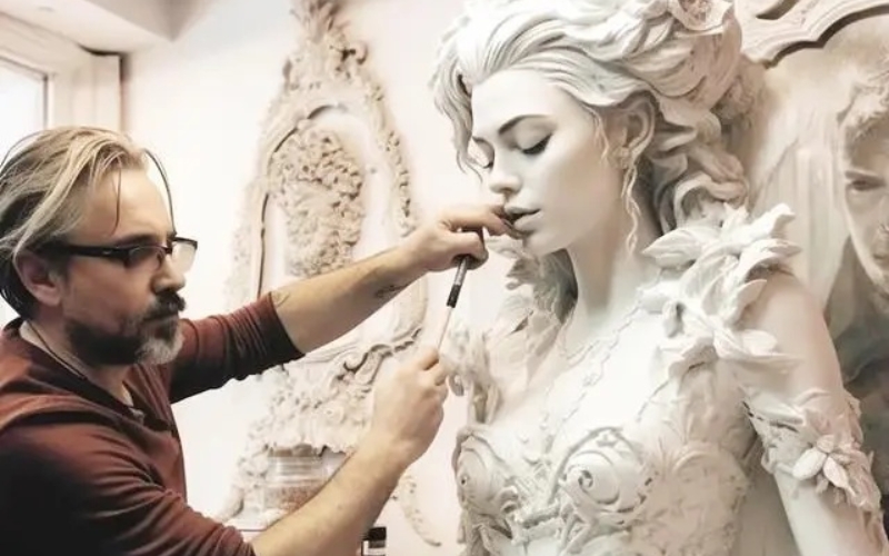 人類和計(jì)算機(jī)AI的獨(dú)特協(xié)作——意大利雕塑家馬喬的數(shù)字雕塑作品(圖4) 人類和計(jì)算機(jī)AI的獨(dú)特協(xié)作——意大利雕塑家馬喬的數(shù)字雕塑作品(圖4)