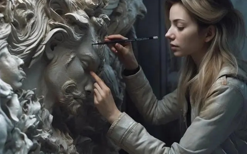 人類和計(jì)算機(jī)AI的獨(dú)特協(xié)作——意大利雕塑家馬喬的數(shù)字雕塑作品(圖8) 人類和計(jì)算機(jī)AI的獨(dú)特協(xié)作——意大利雕塑家馬喬的數(shù)字雕塑作品(圖8)