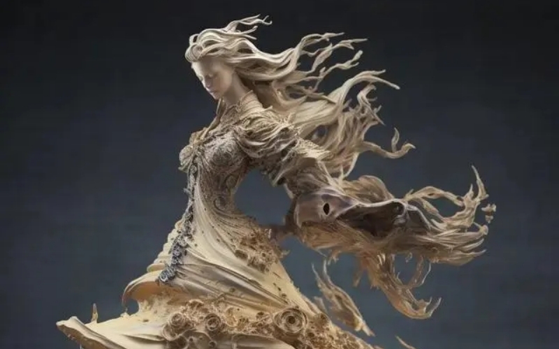 人類和計(jì)算機(jī)AI的獨(dú)特協(xié)作——意大利雕塑家馬喬的數(shù)字雕塑作品(圖14) 人類和計(jì)算機(jī)AI的獨(dú)特協(xié)作——意大利雕塑家馬喬的數(shù)字雕塑作品(圖14)