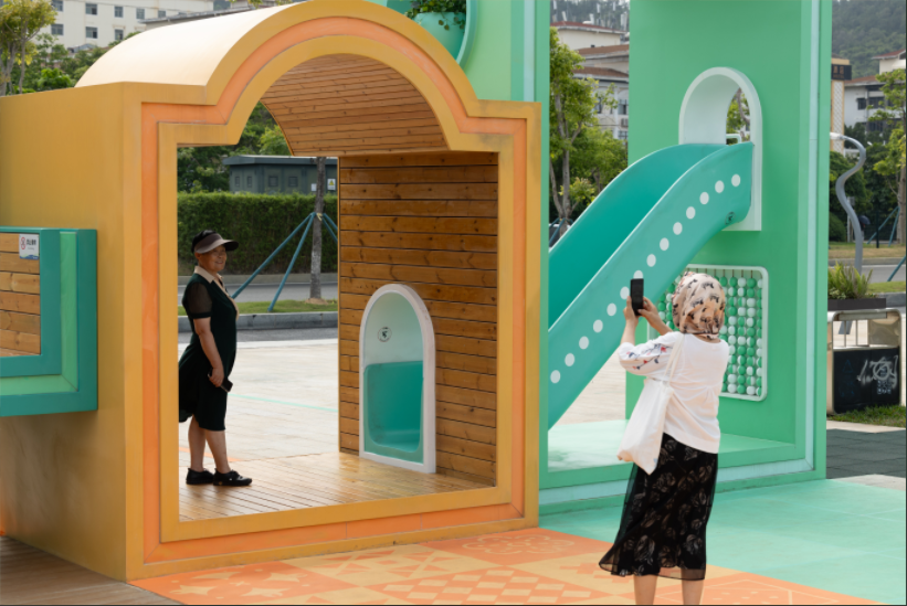 最美綠色天際線-廣東珠海橫琴碼頭城市家具(圖8)